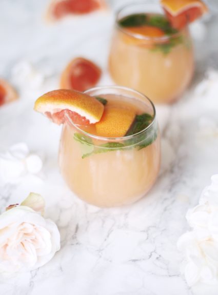 Grapefruit & Gin Spring Cocktail